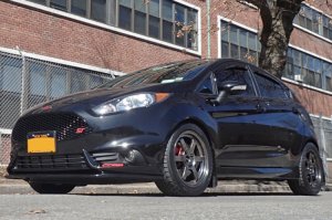 Ford Fiesta ST Mud Flap Kit - Rally Armor - UR Series - Black/Red Logo - `13-`19 Ford Fiesta ST Mud Flap Kit - Rally Armor - UR Series - Black/Red Logo - `13-`19